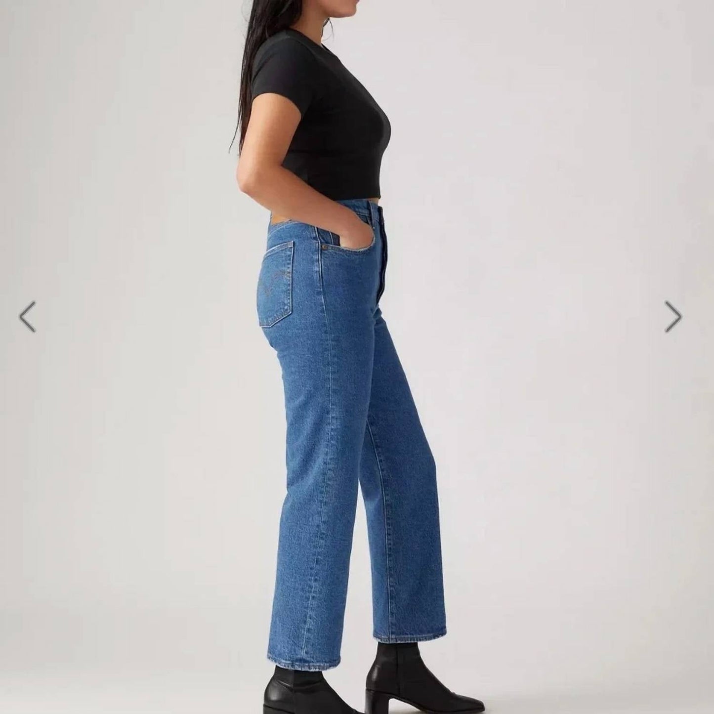 Jean color azul