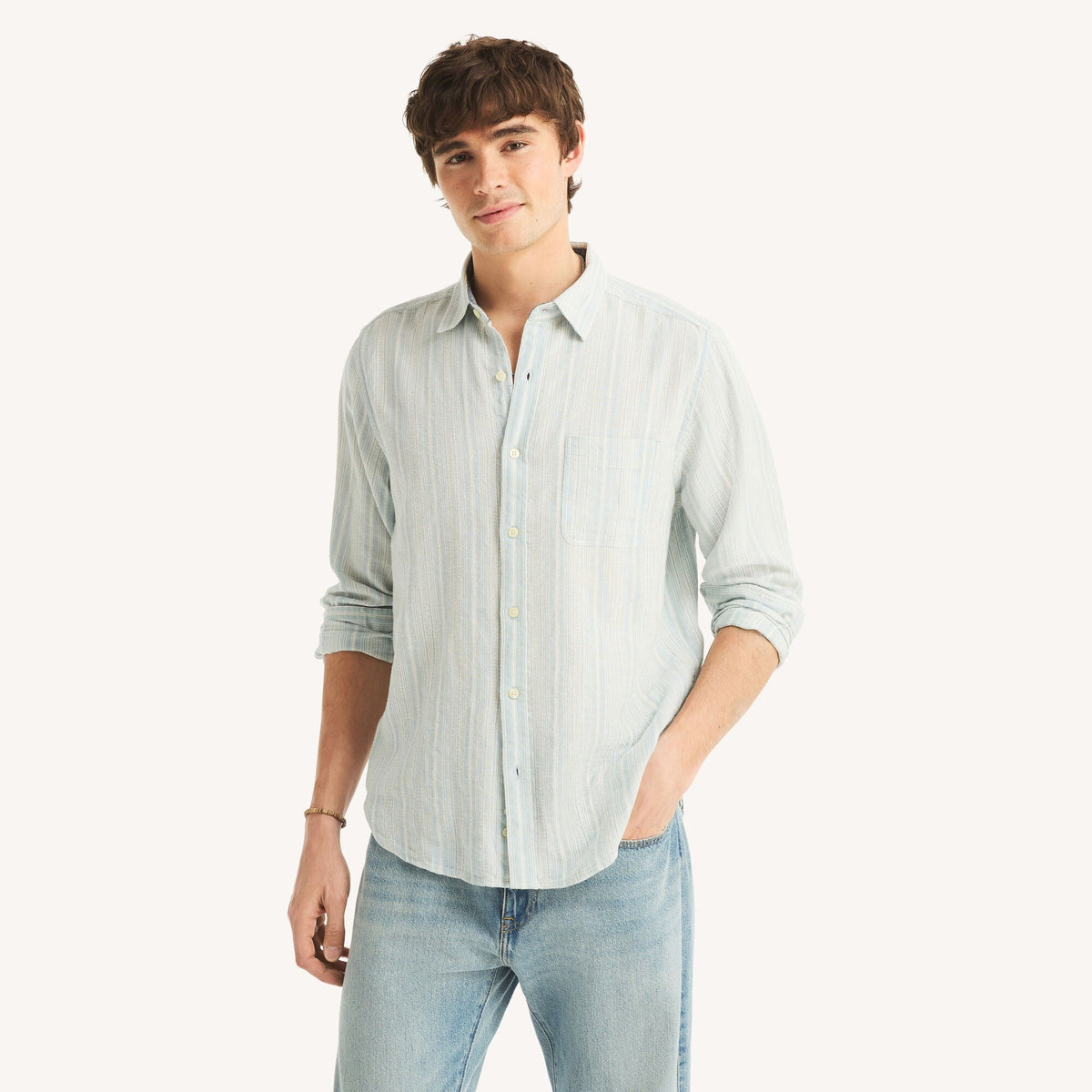 Camisa de hombre a rayas
