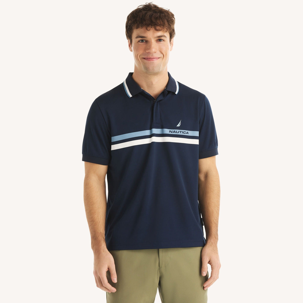 Polo de hombre a rayas