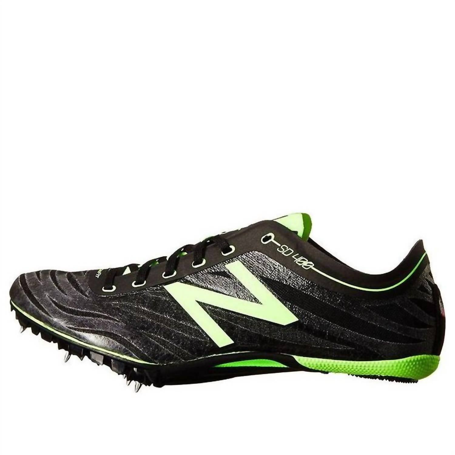 Zapatillas con clavos de hombre color negro y verde