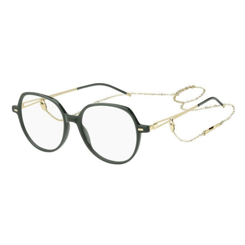 Gafas 53 mm color verde y dorado