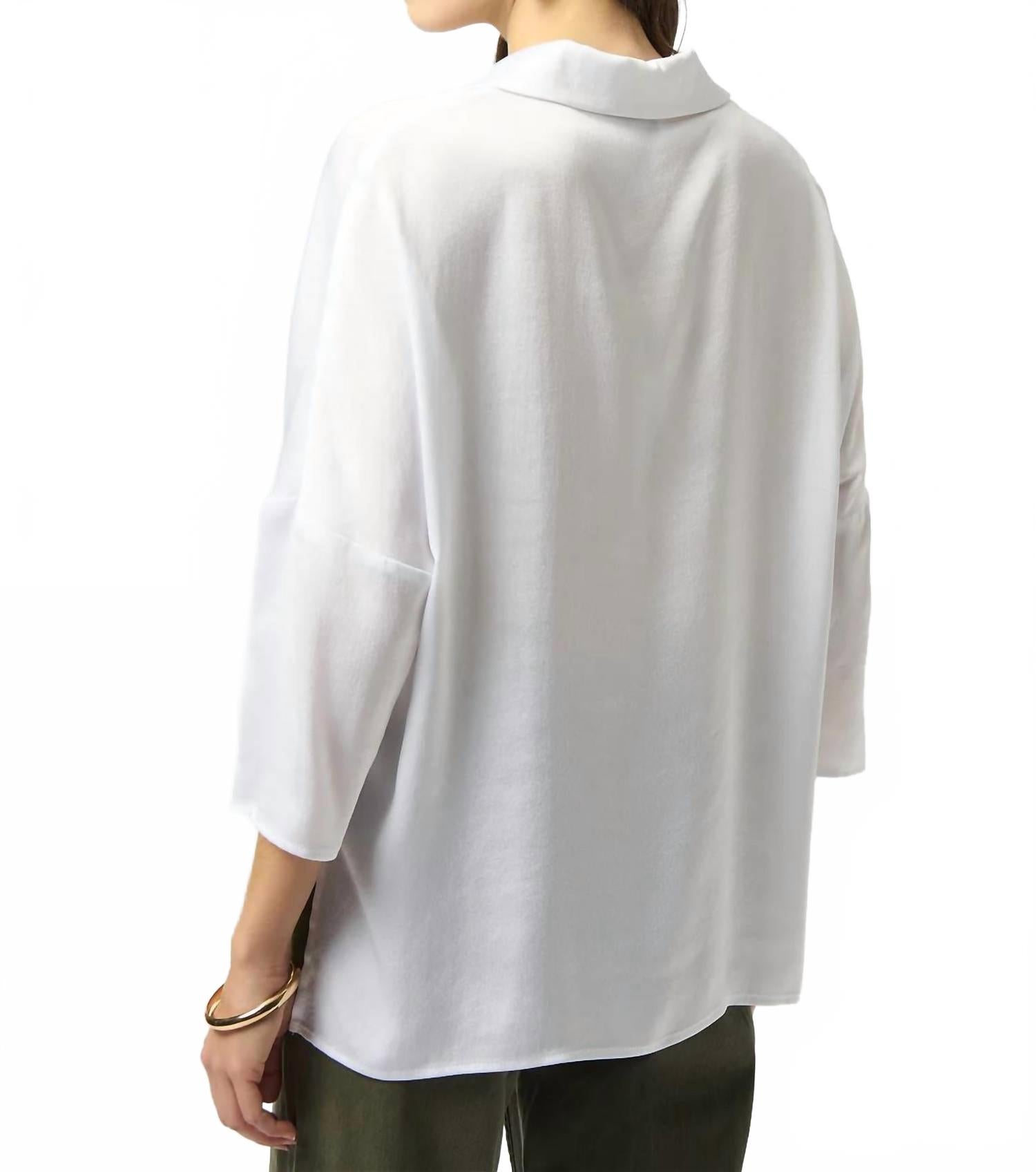 Top de manga larga con cuello en V
