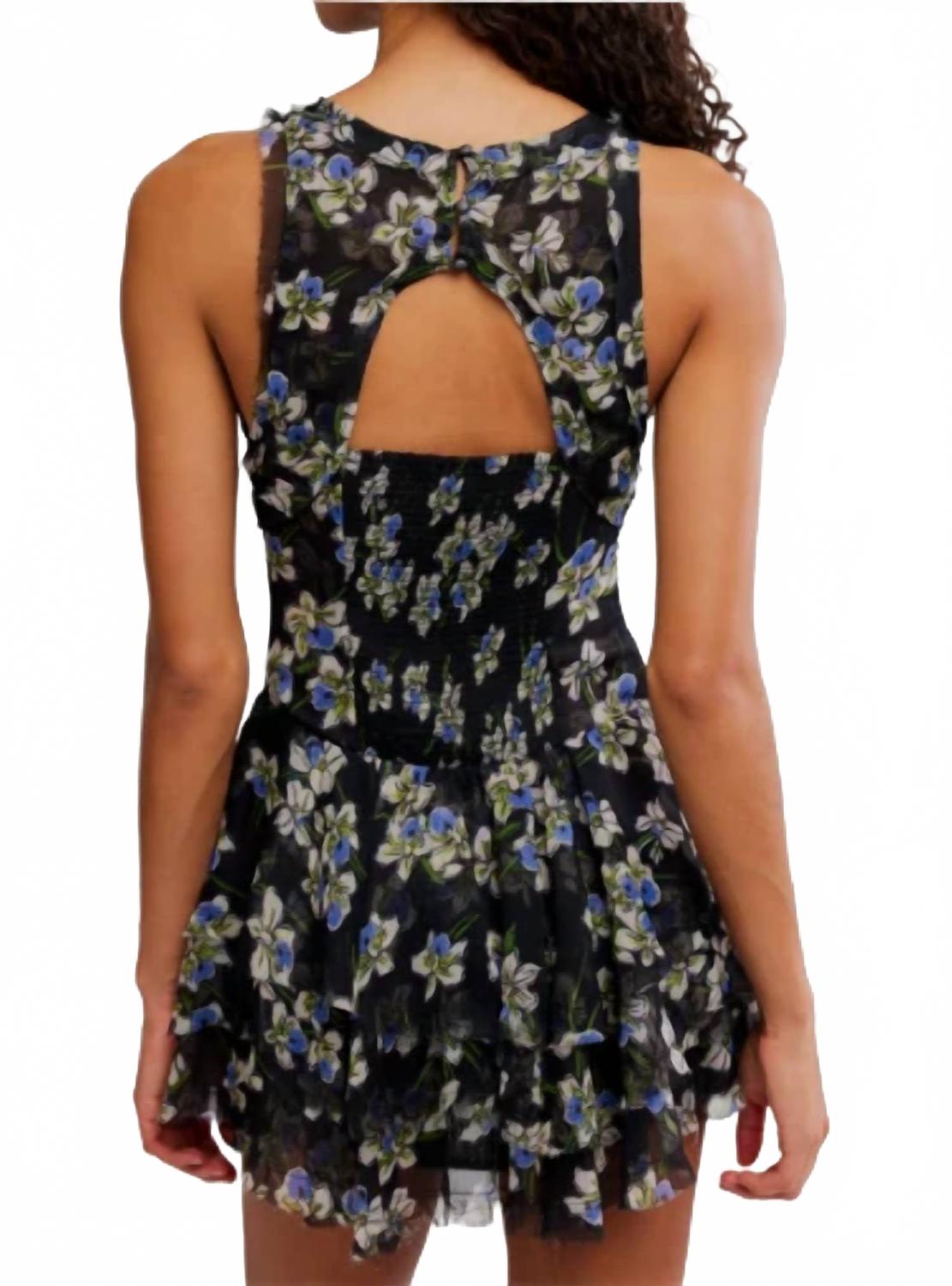 Vestido corto con estampado