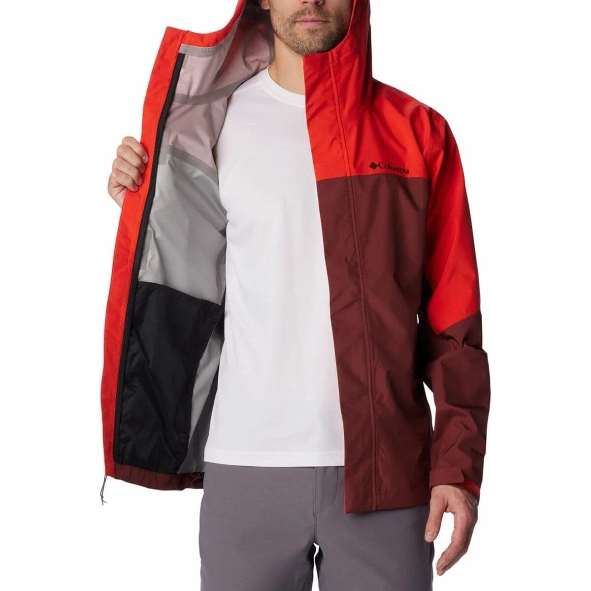 Camiseta sin mangas de hombre color rojo