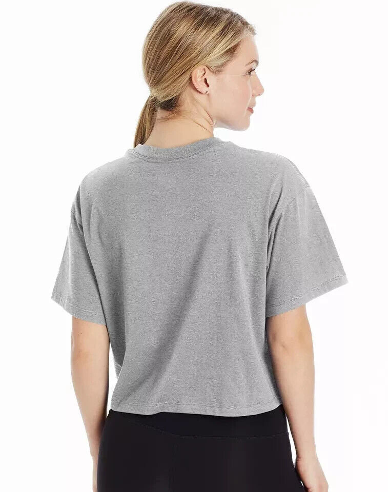 Suéter de mujer con cuello redondo color gris