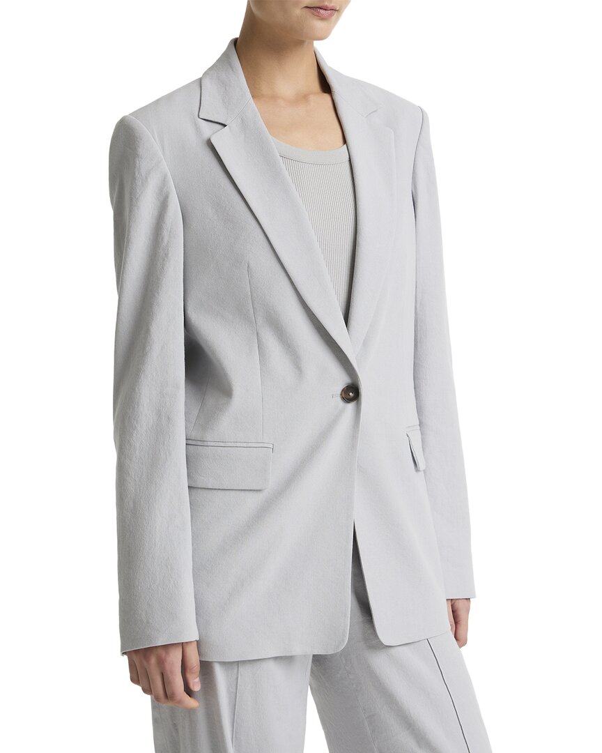 Blazer de mezcla de lino