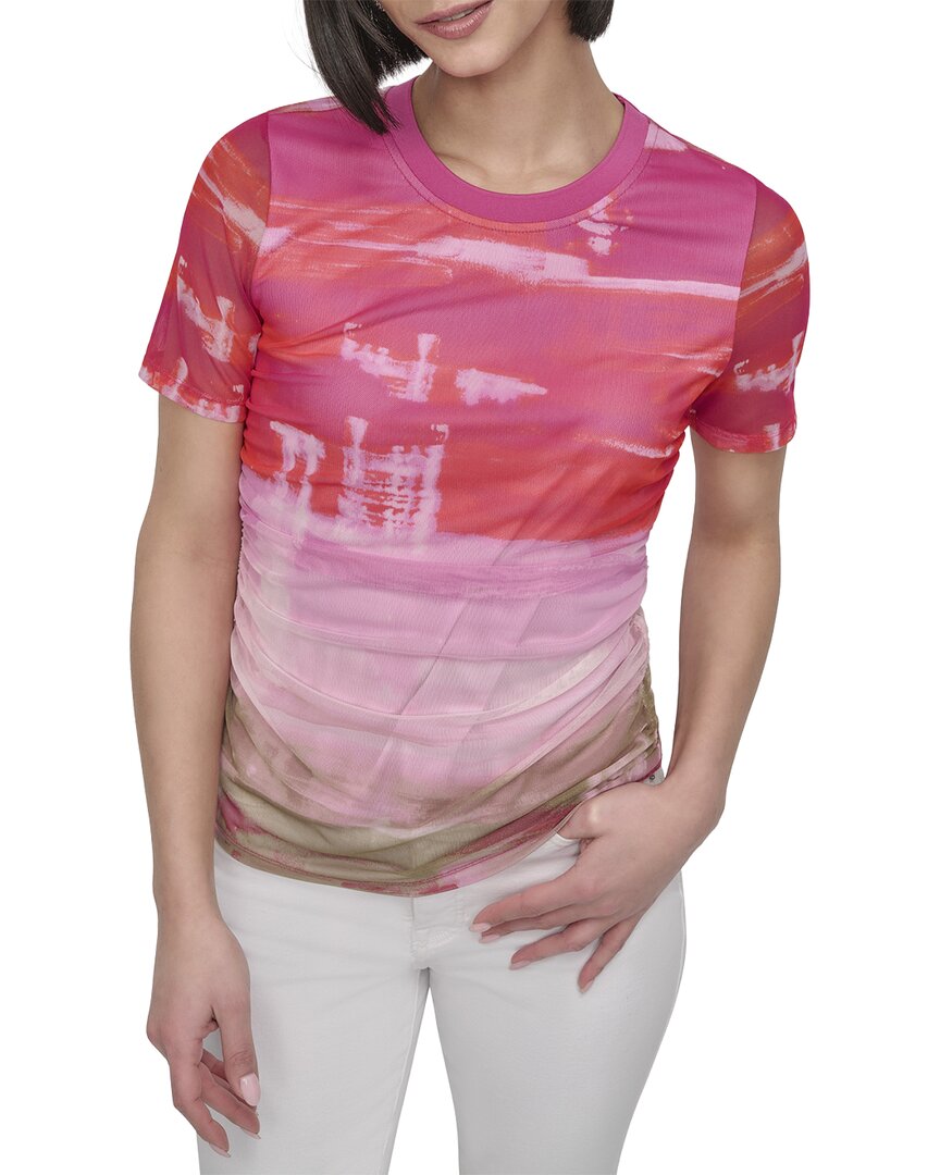 Top con cuello redondo