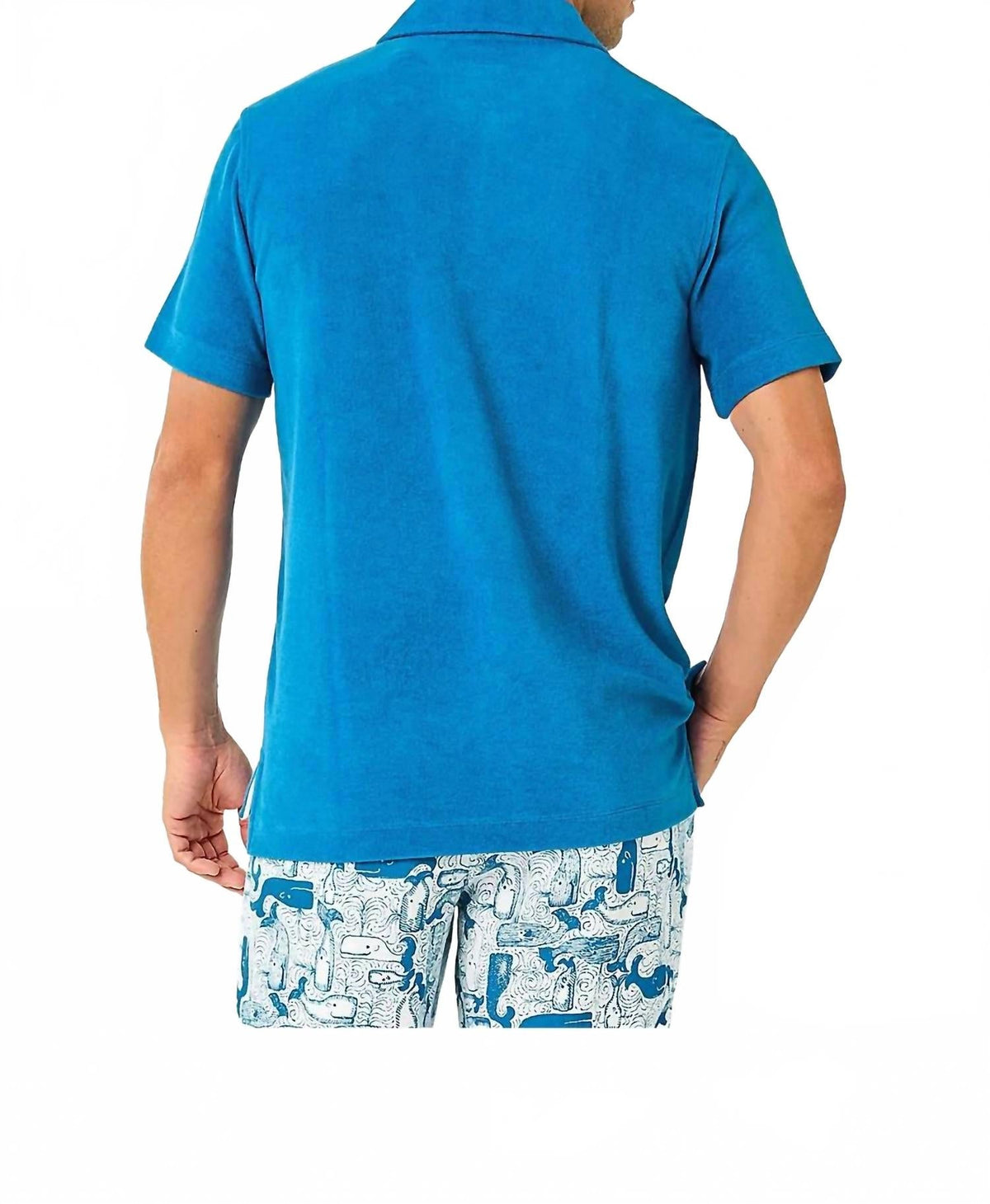 Polo de hombre color azul
