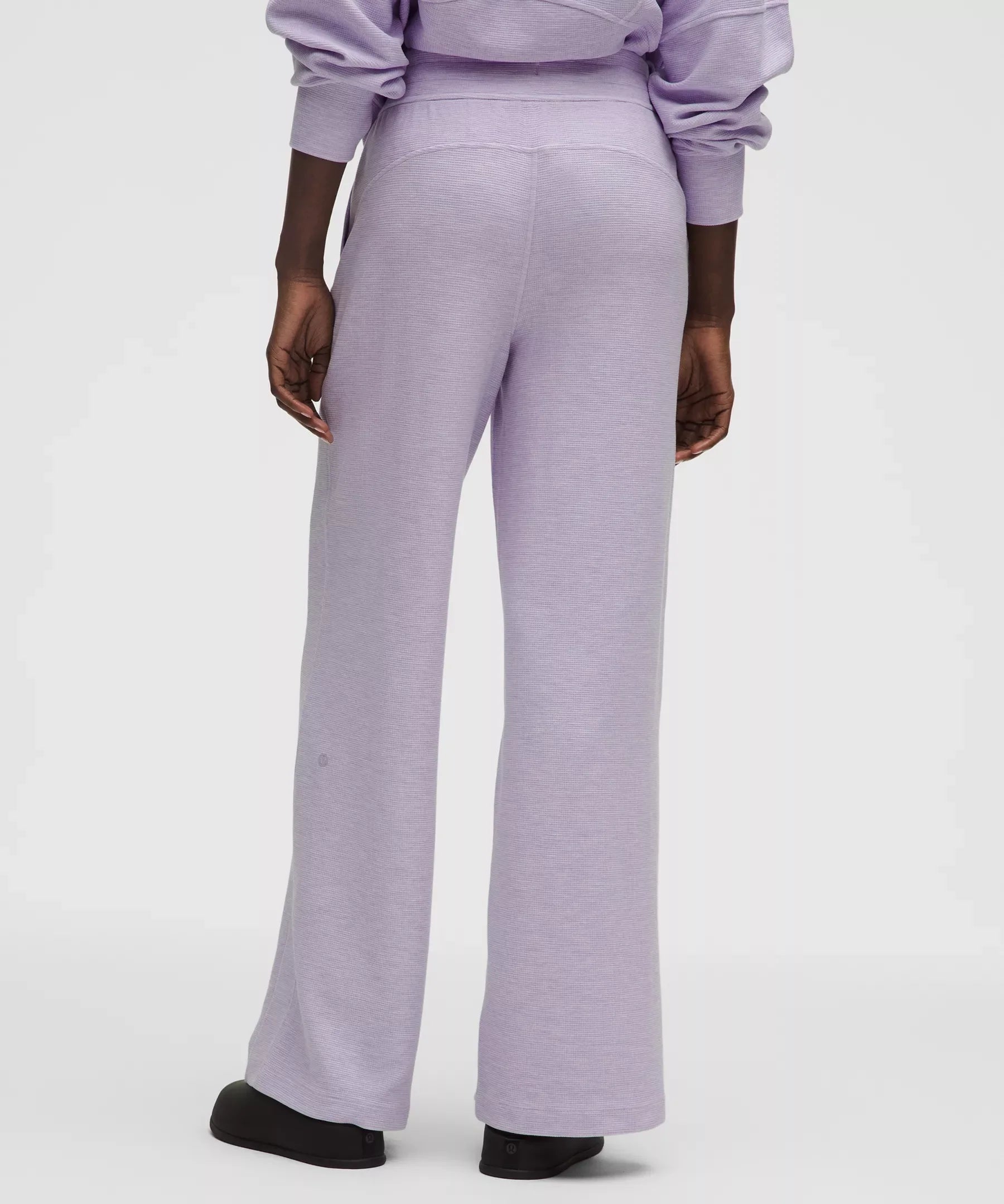 Pantalón de pierna ancha de tiro medio