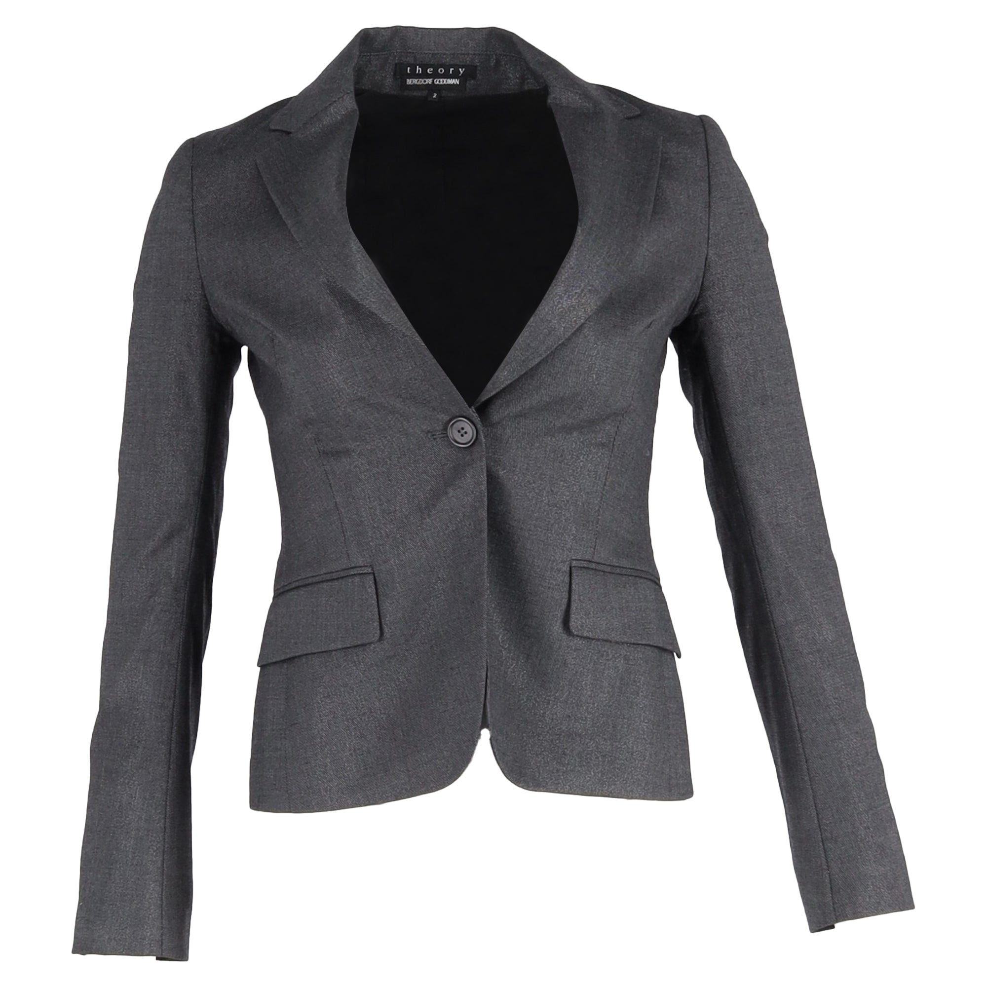 Blazer de lana color gris