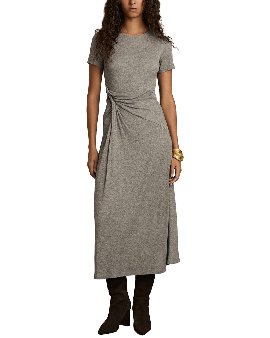 Vestido de mezcla de lana midi