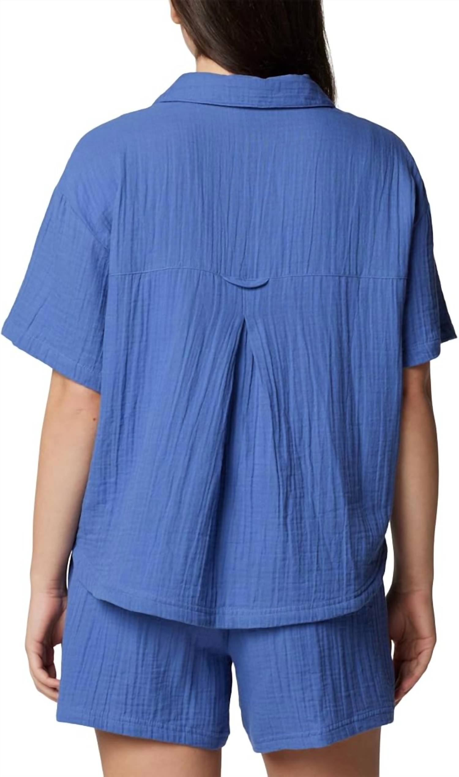 Short color azul