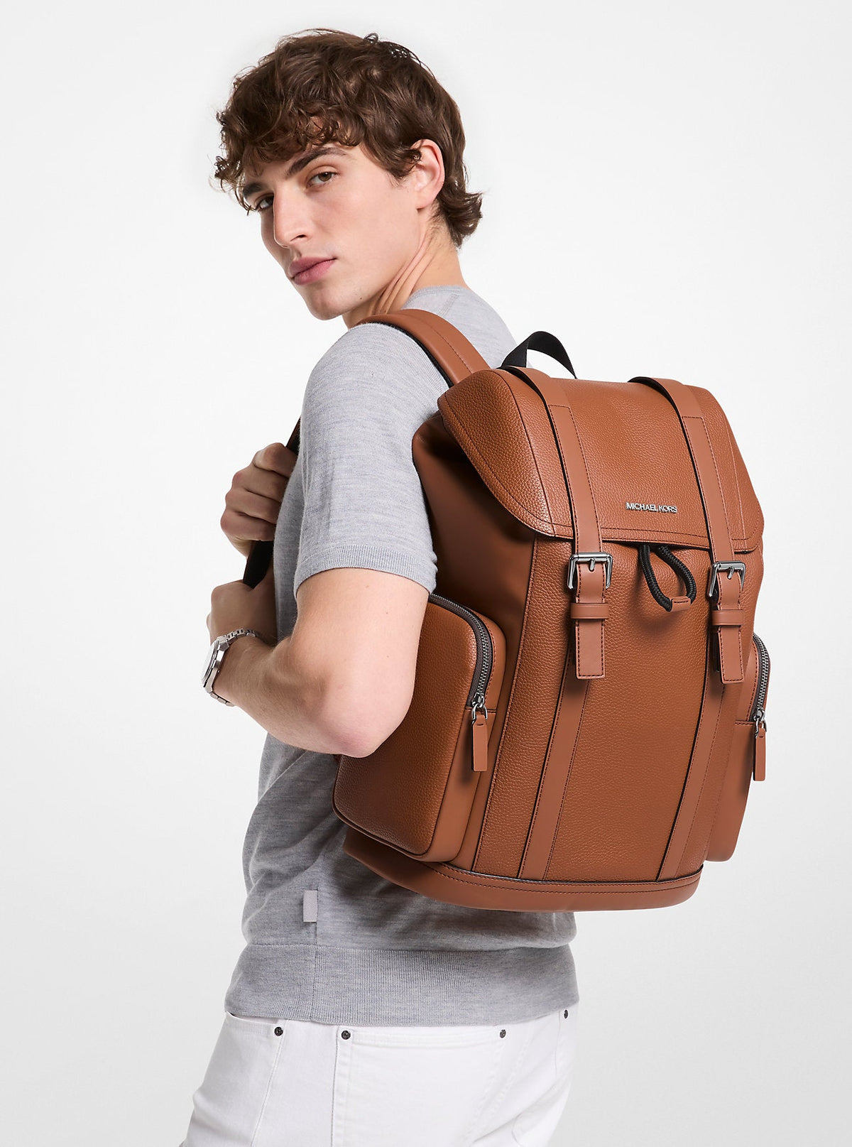 Morral de cuero