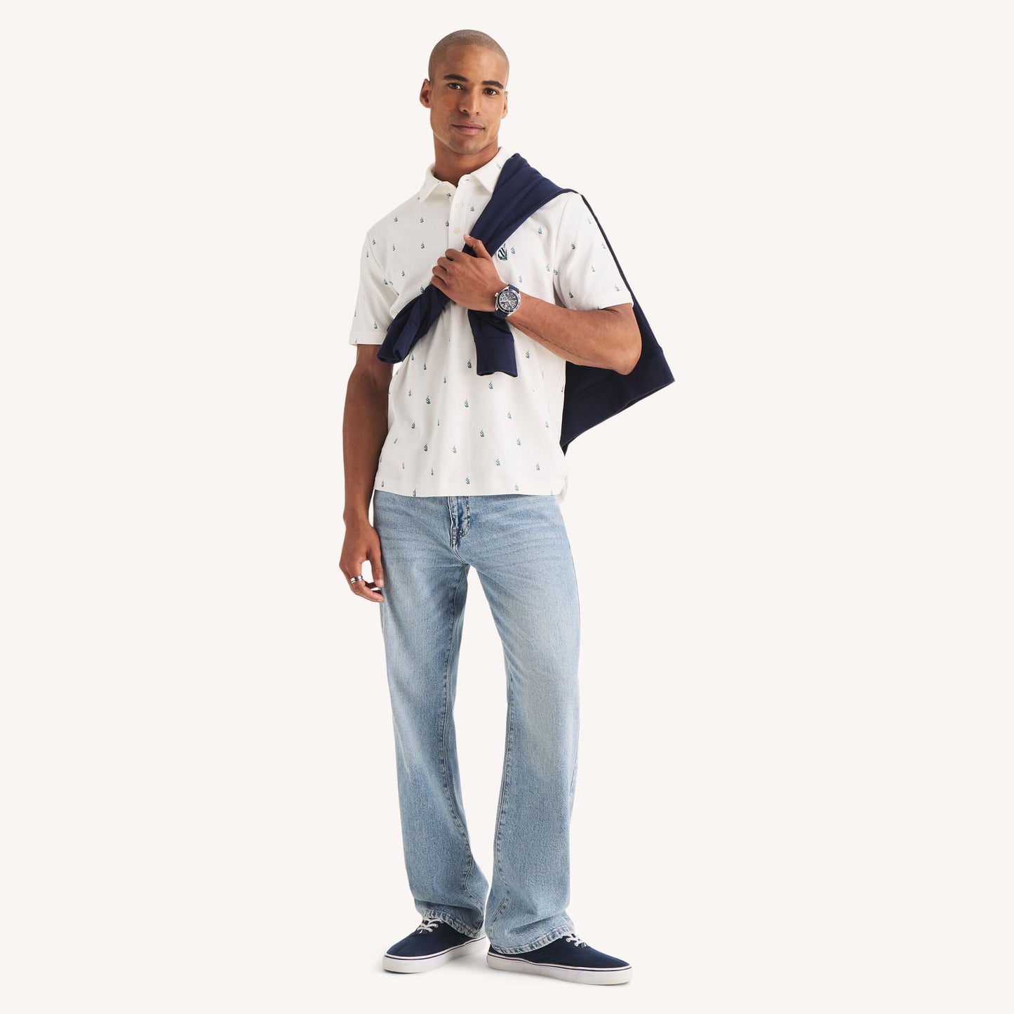 Polo de hombre con estampado