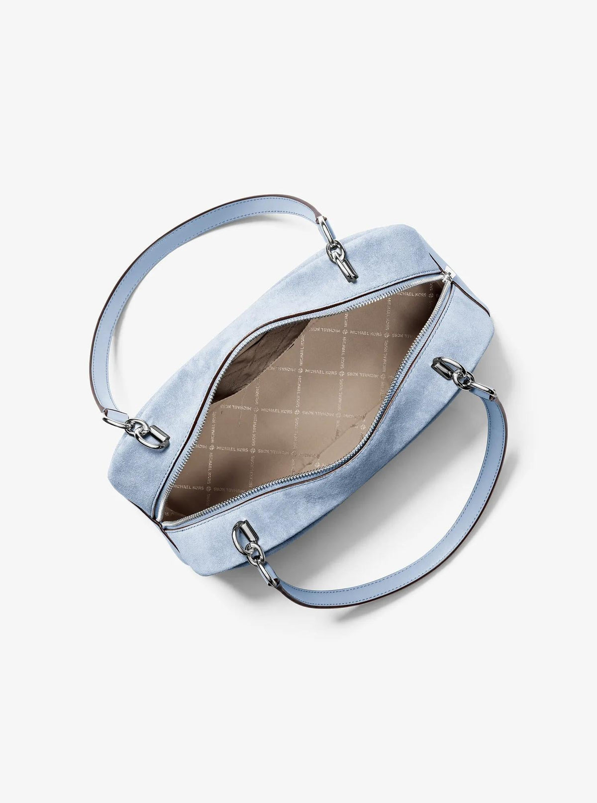 Bolso de hombro de gamuza