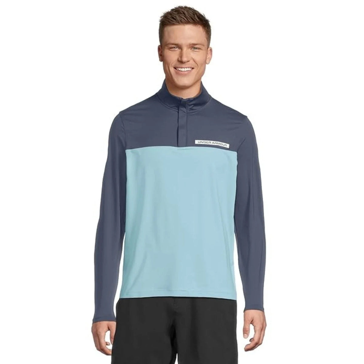 Top de hombre de manga larga color gris