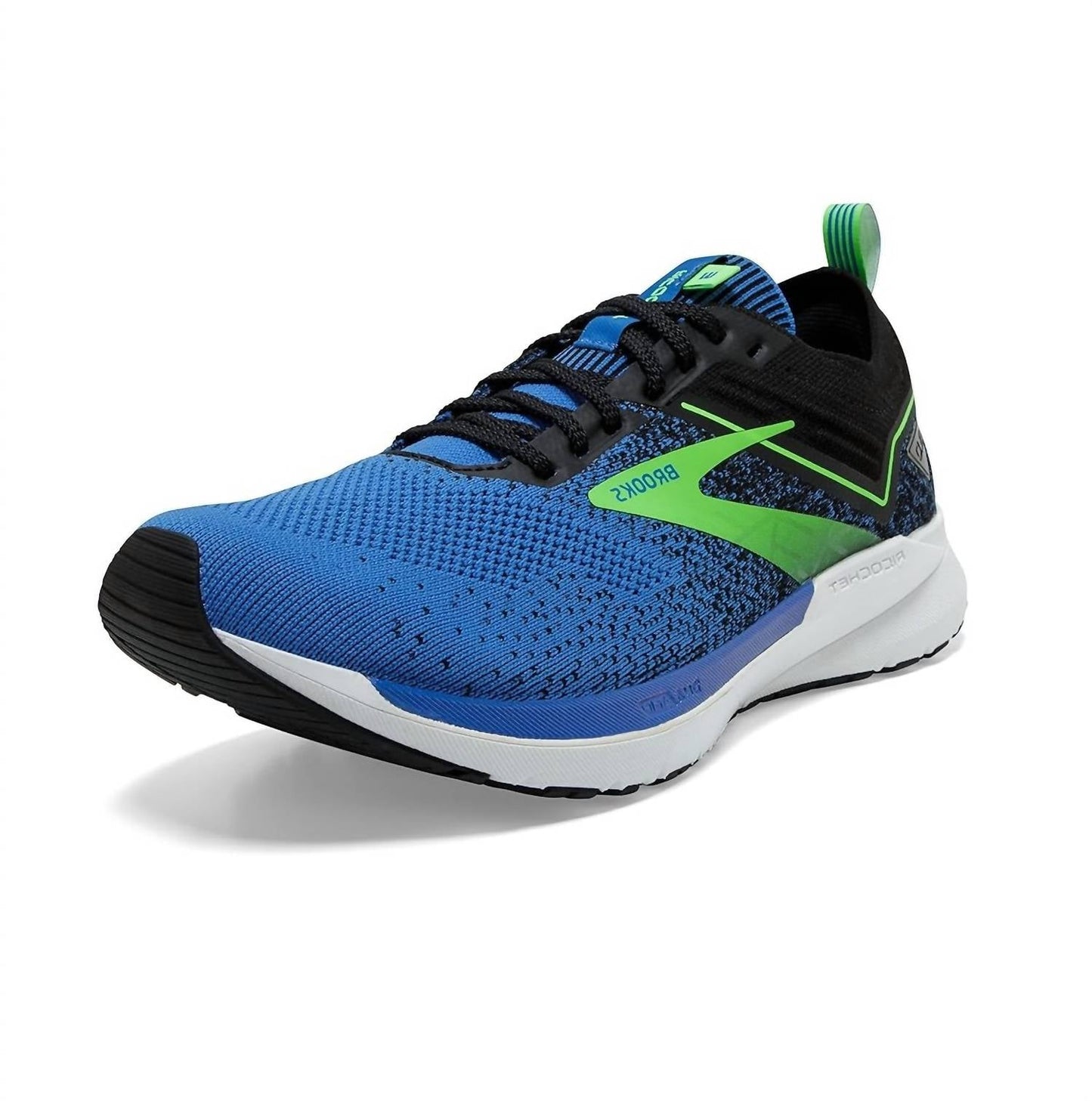Tenis para correr de hombre color negro y blanco y rojo