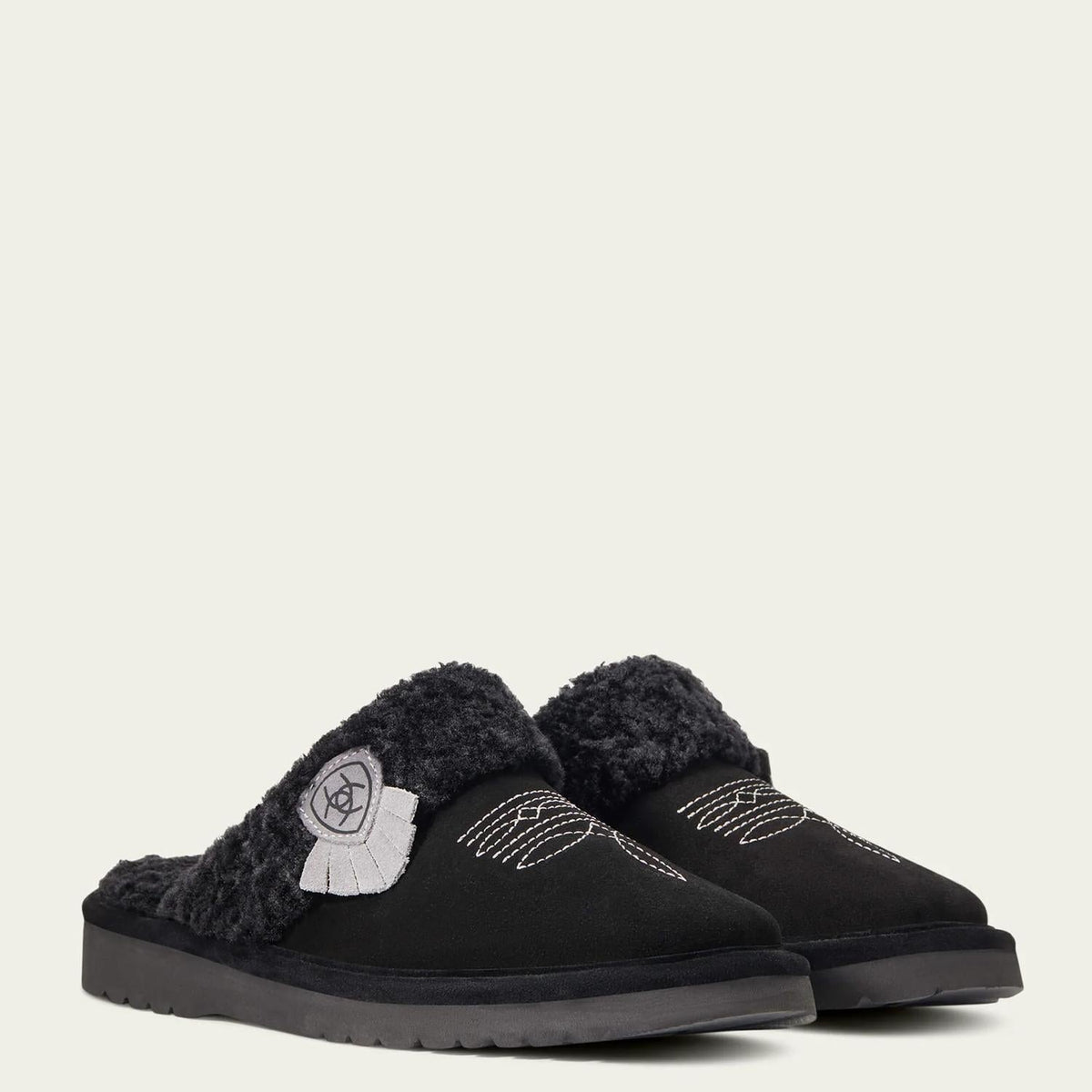 Pantuflas de mujer color negro