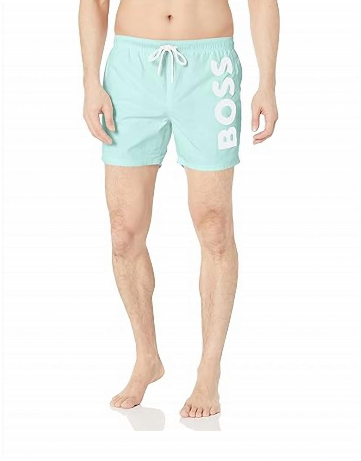Pantaloneta de baño color azul
