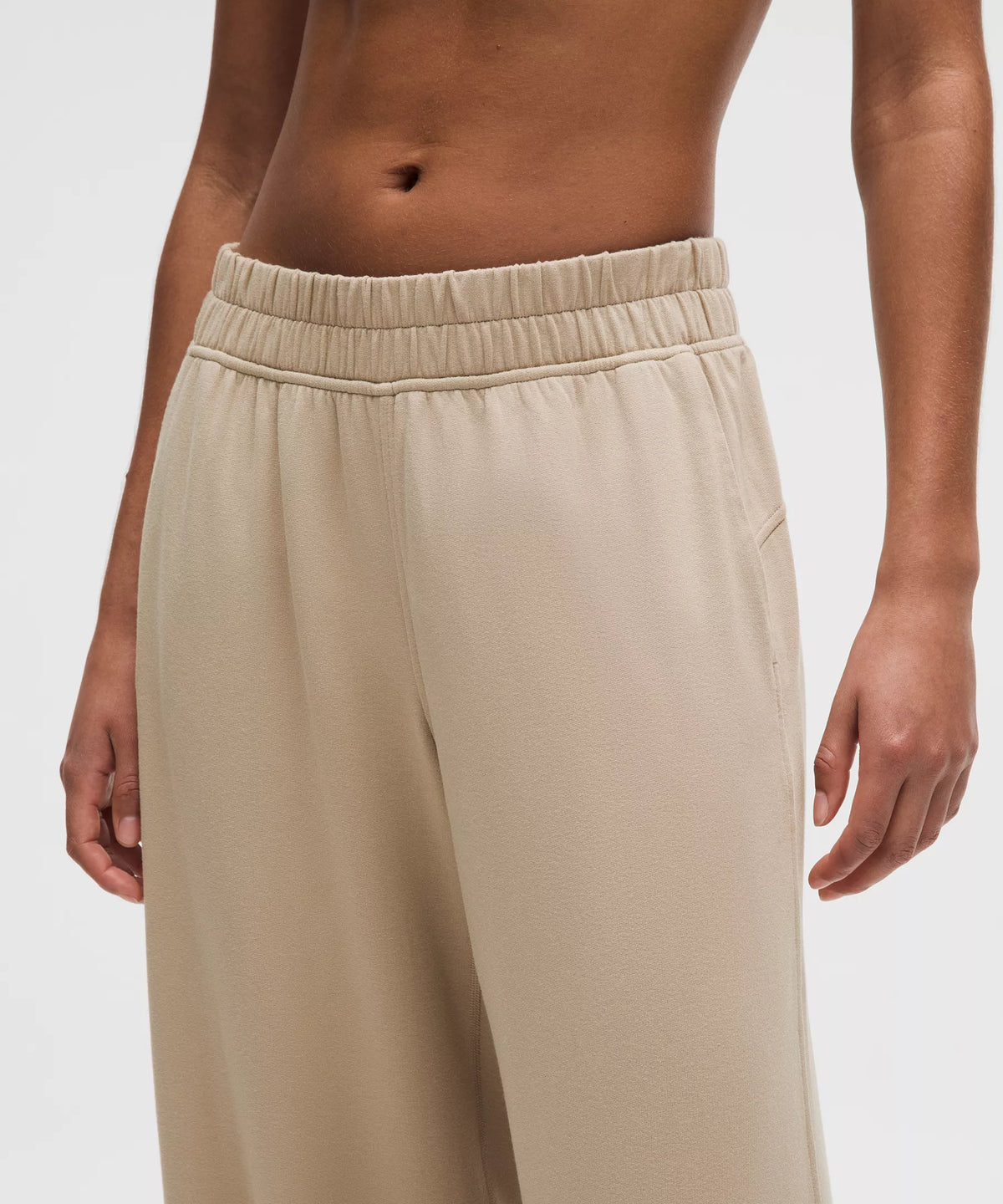Pantalón de pierna ancha de tiro medio