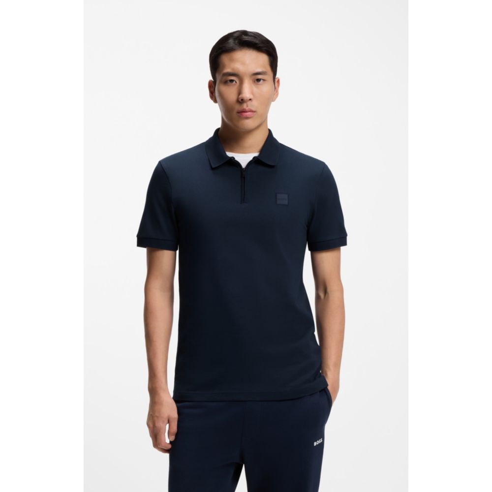 Polo de algodón de corte ajustado