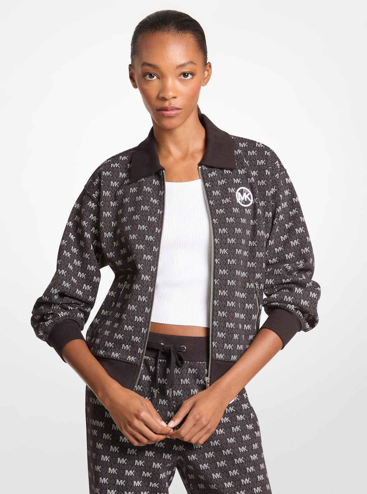 Chaqueta de mezcla de algodón