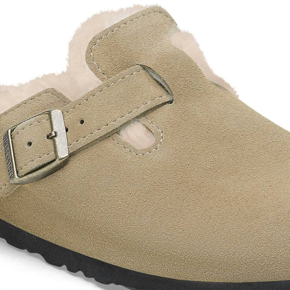 Zuecos de mujer color taupe
