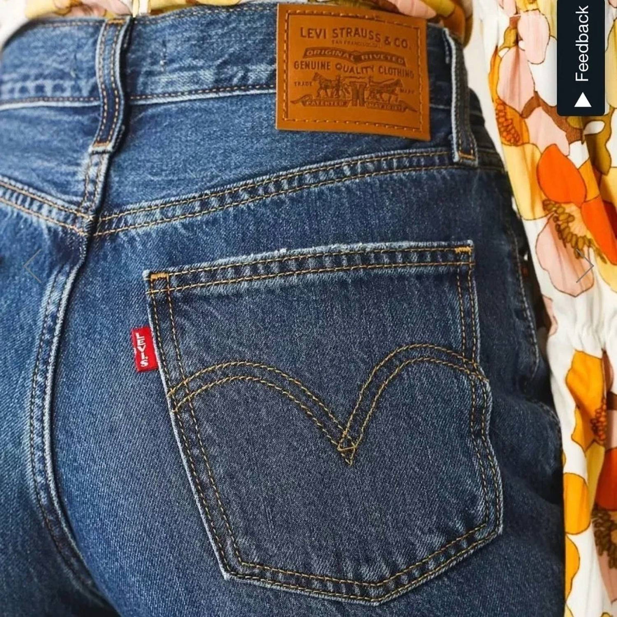 Jean color azul