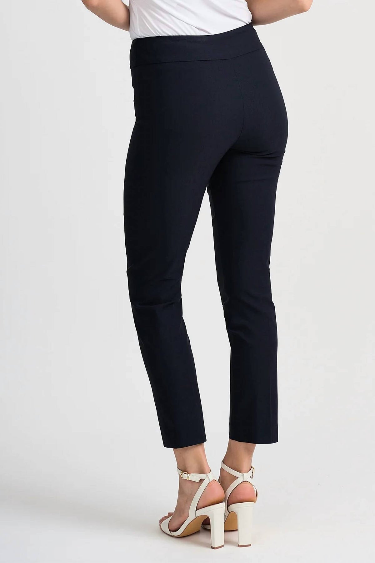 Pantalón de corte recto color azul
