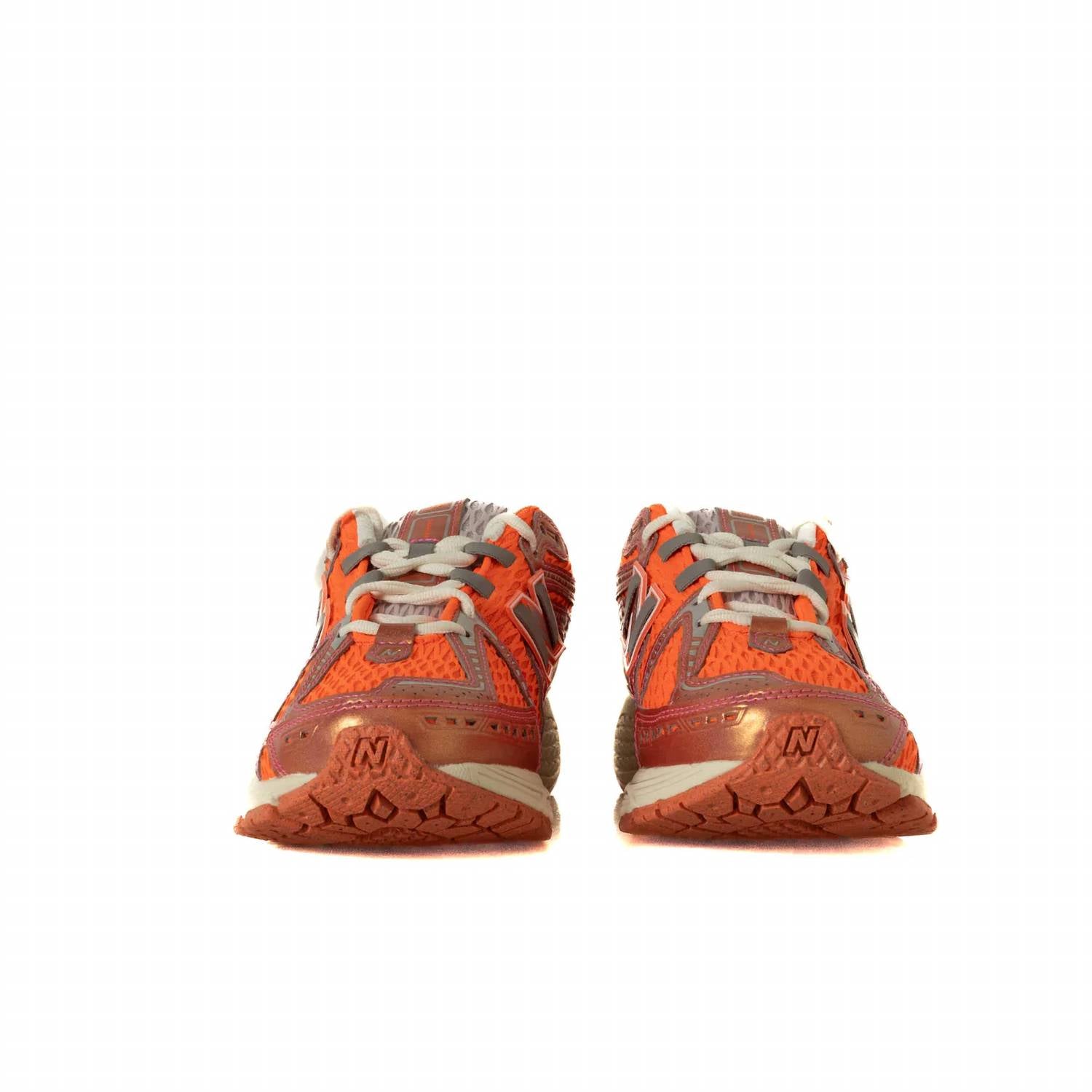 Tenis unisex color rosado y naranja