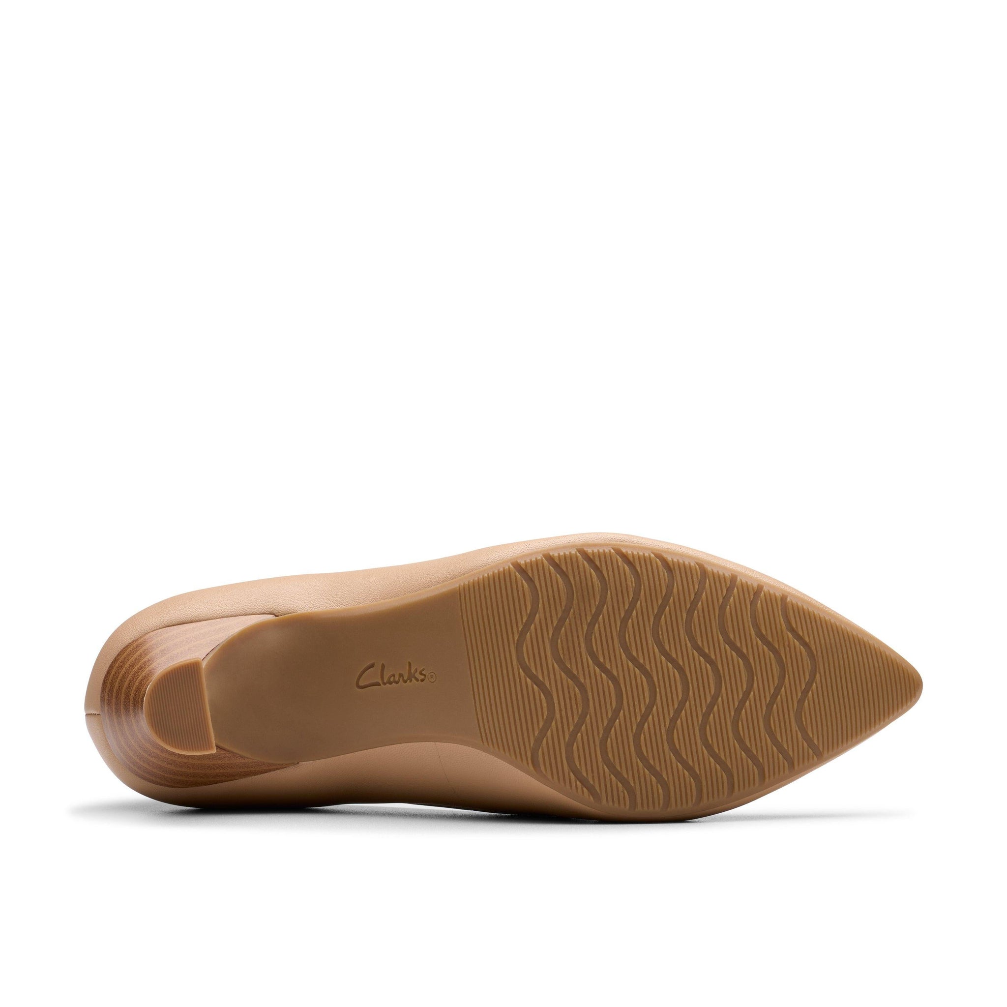 Calzado de cuero color beige