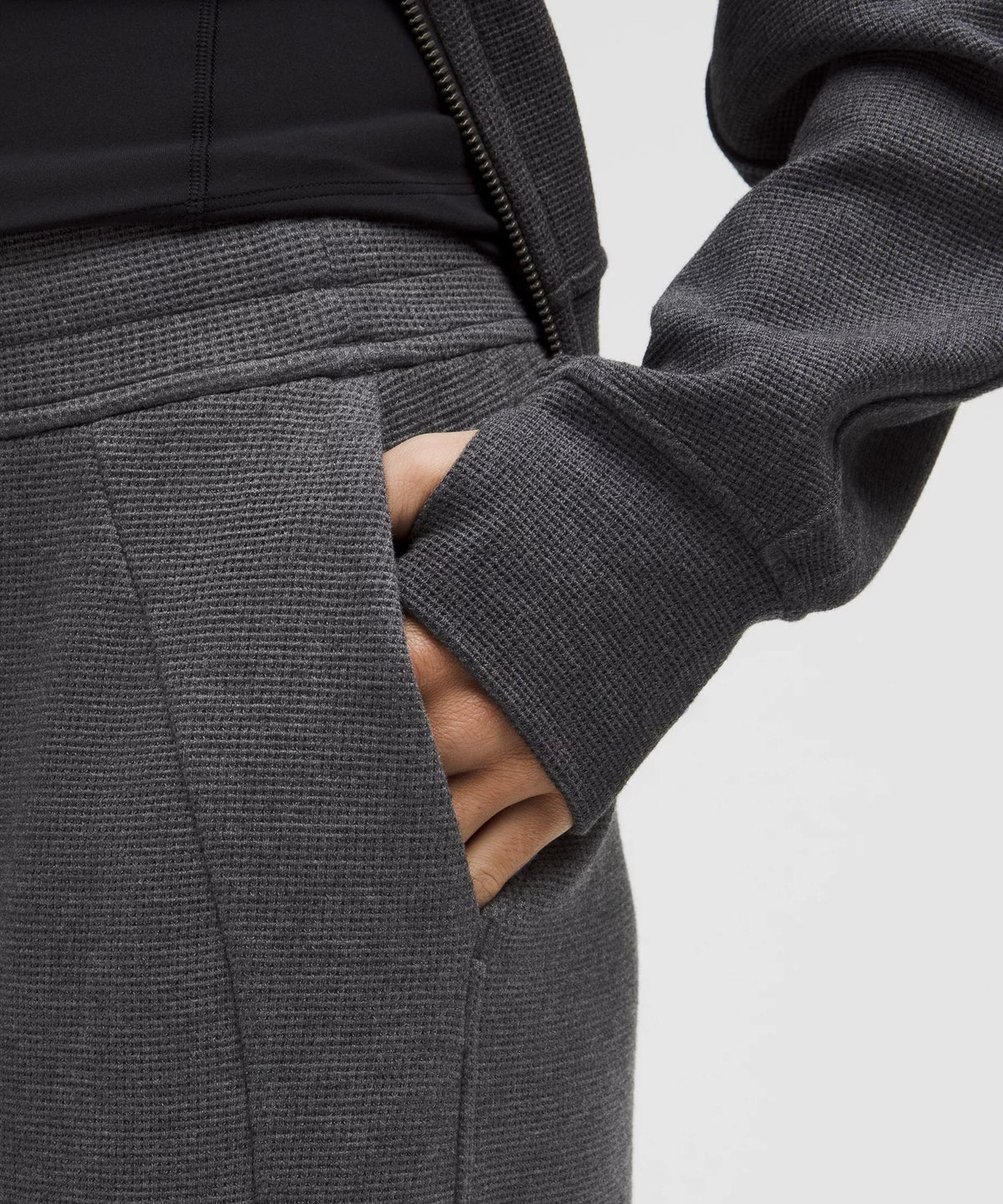 Pantalón de pierna ancha de tiro medio