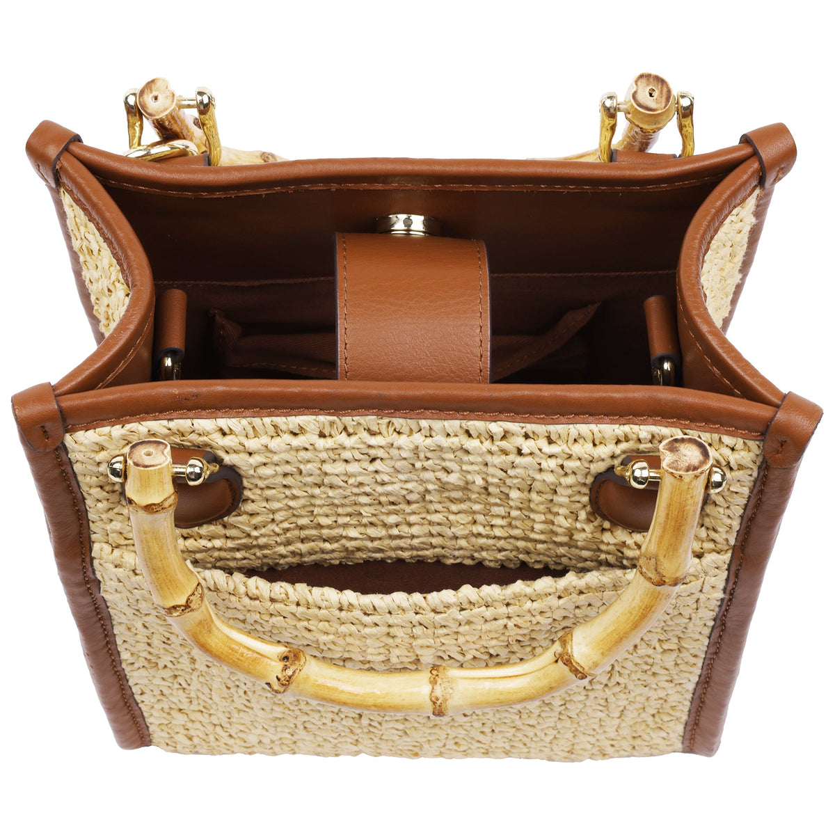 Bolso tote de cuero