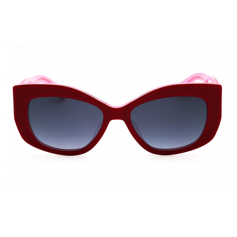 Gafas color gris oscuro y rojo
