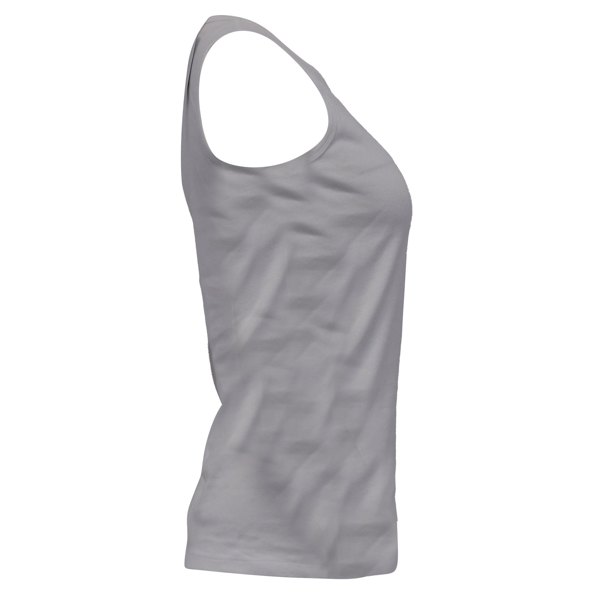 Camiseta sin mangas de algodón color blanco