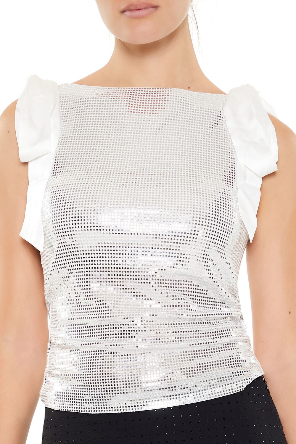 Top con lentejuelas