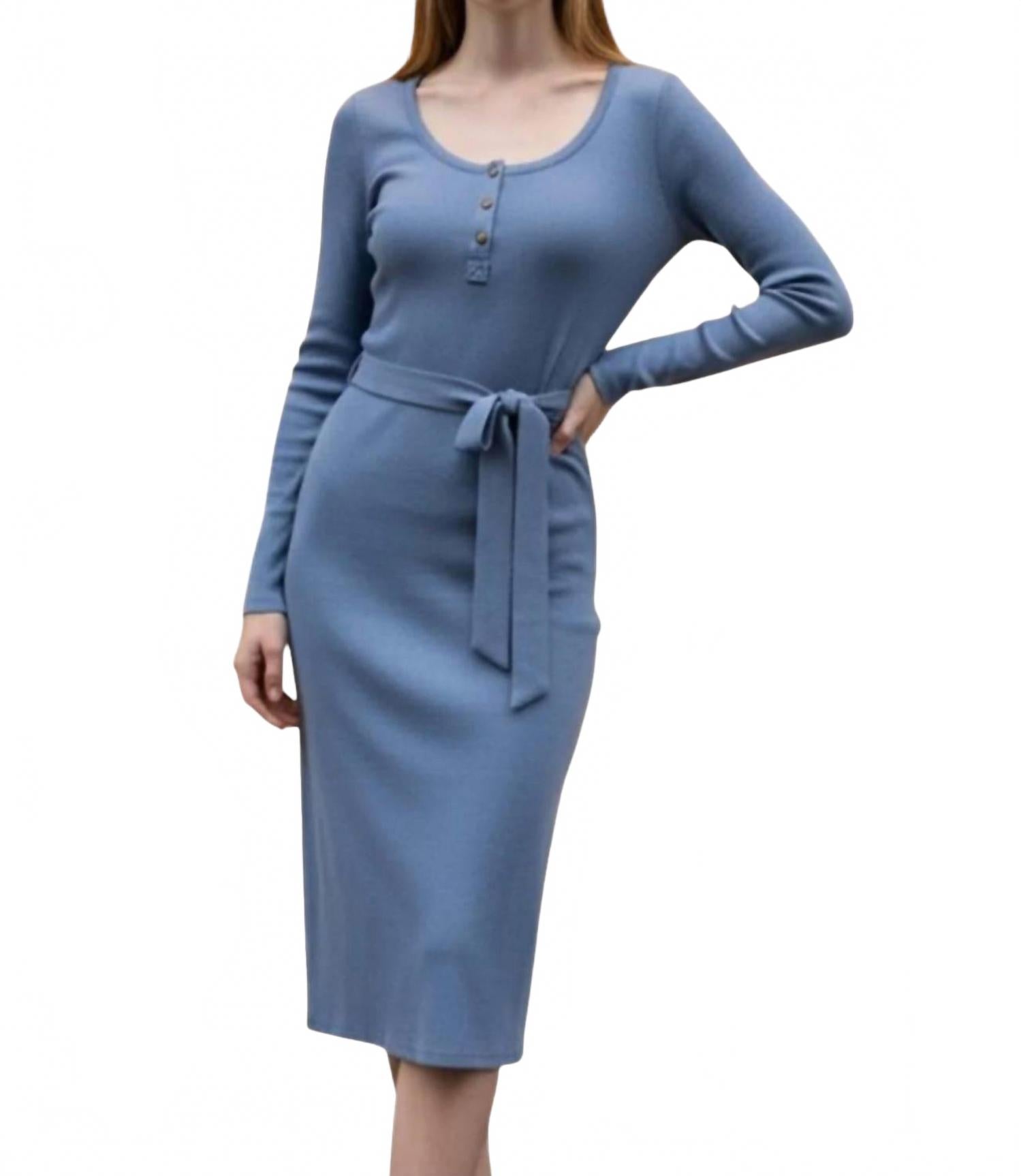 Vestido color azul