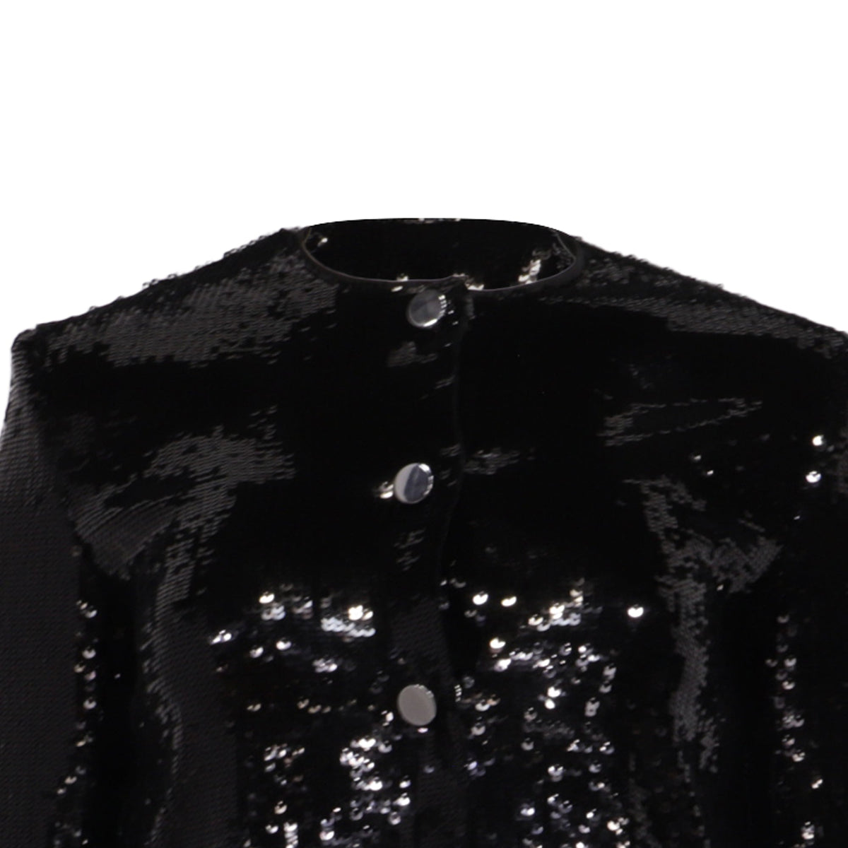 Chaqueta con lentejuelas color negro