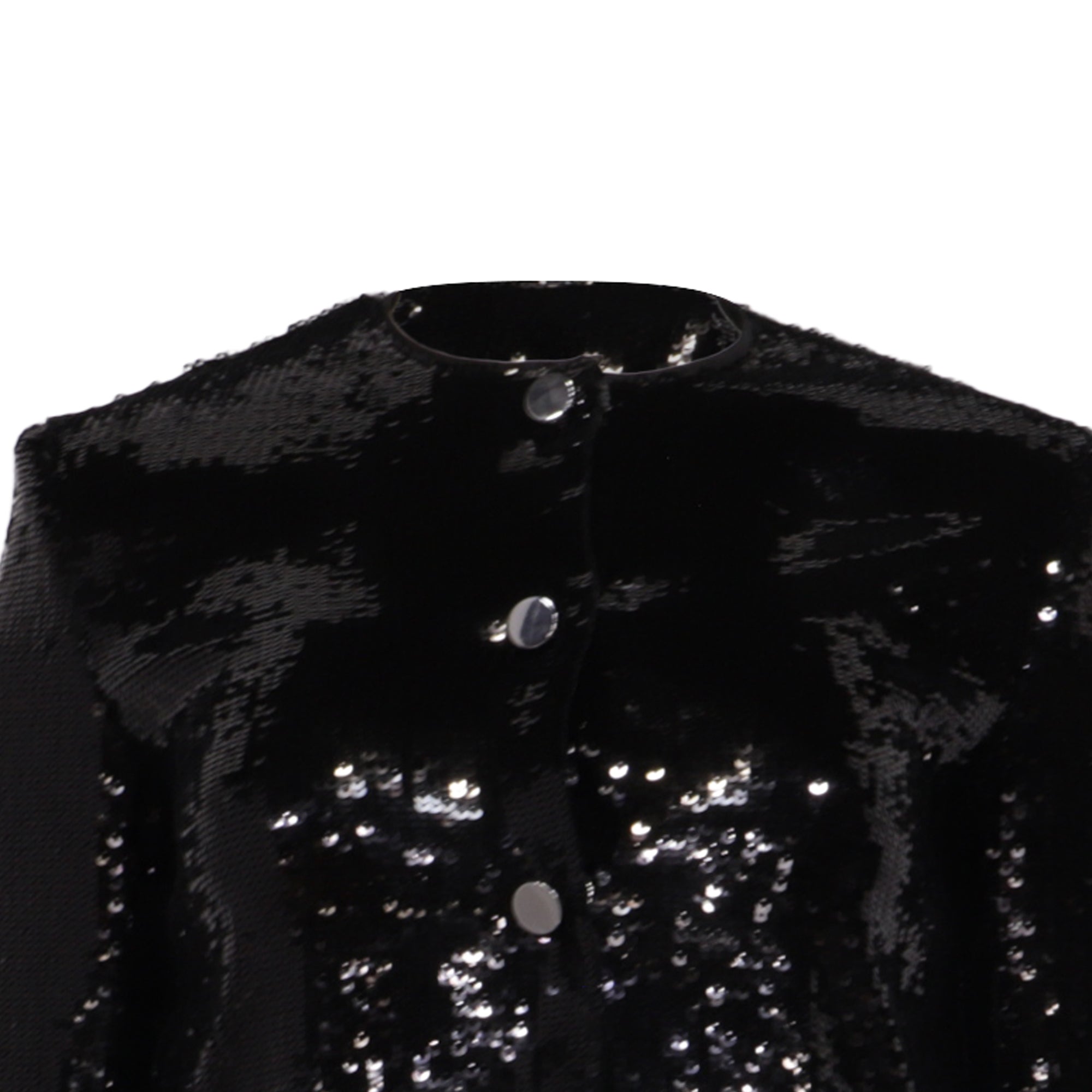 Chaqueta con lentejuelas color negro