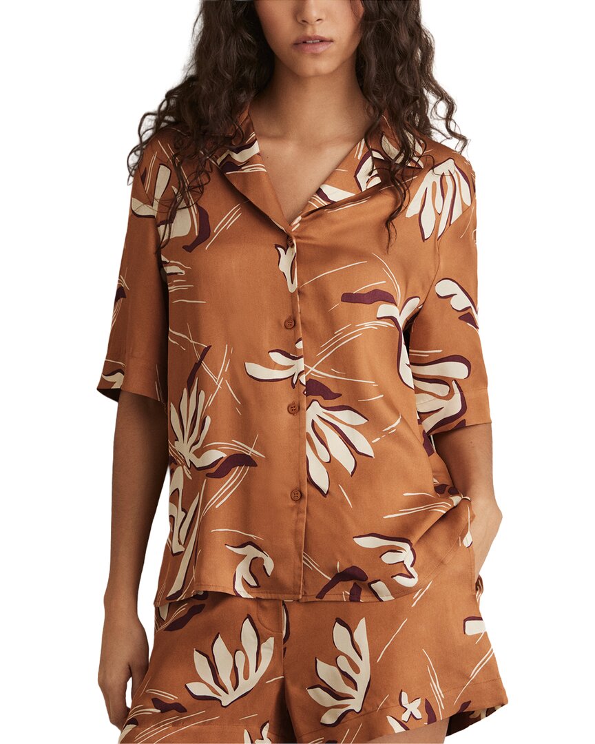 Top con estampado floral