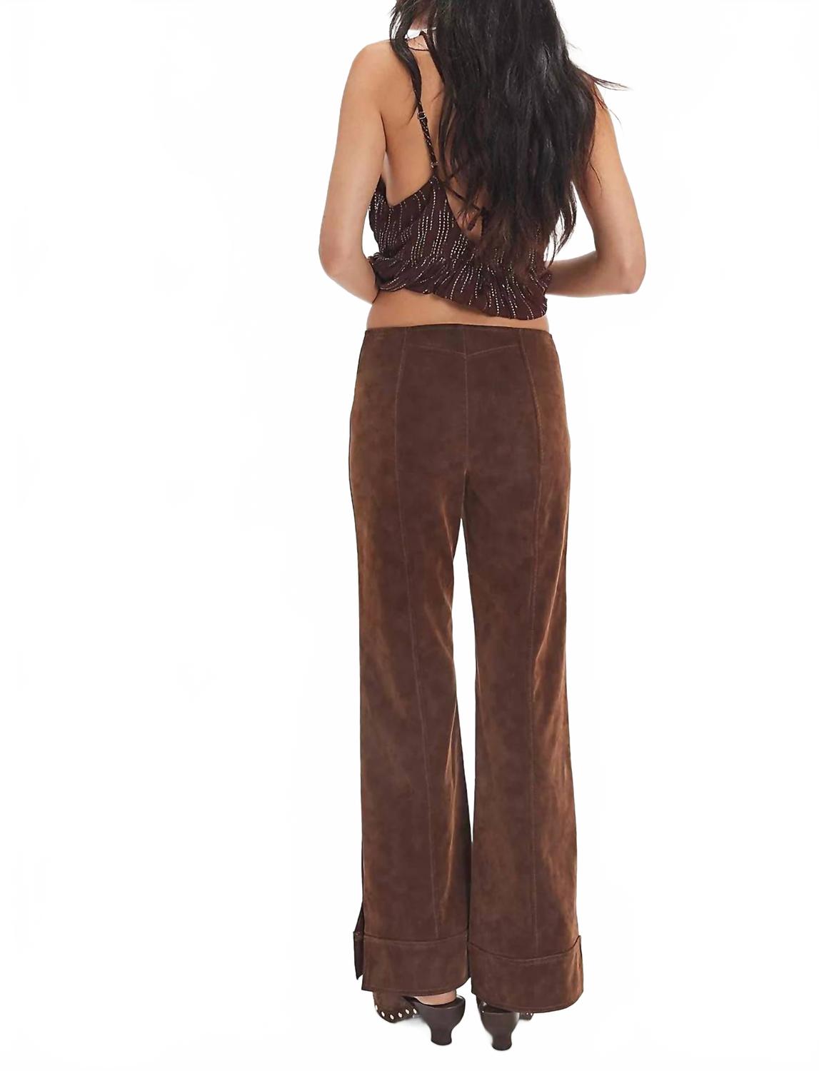 Pantalón de gamuza