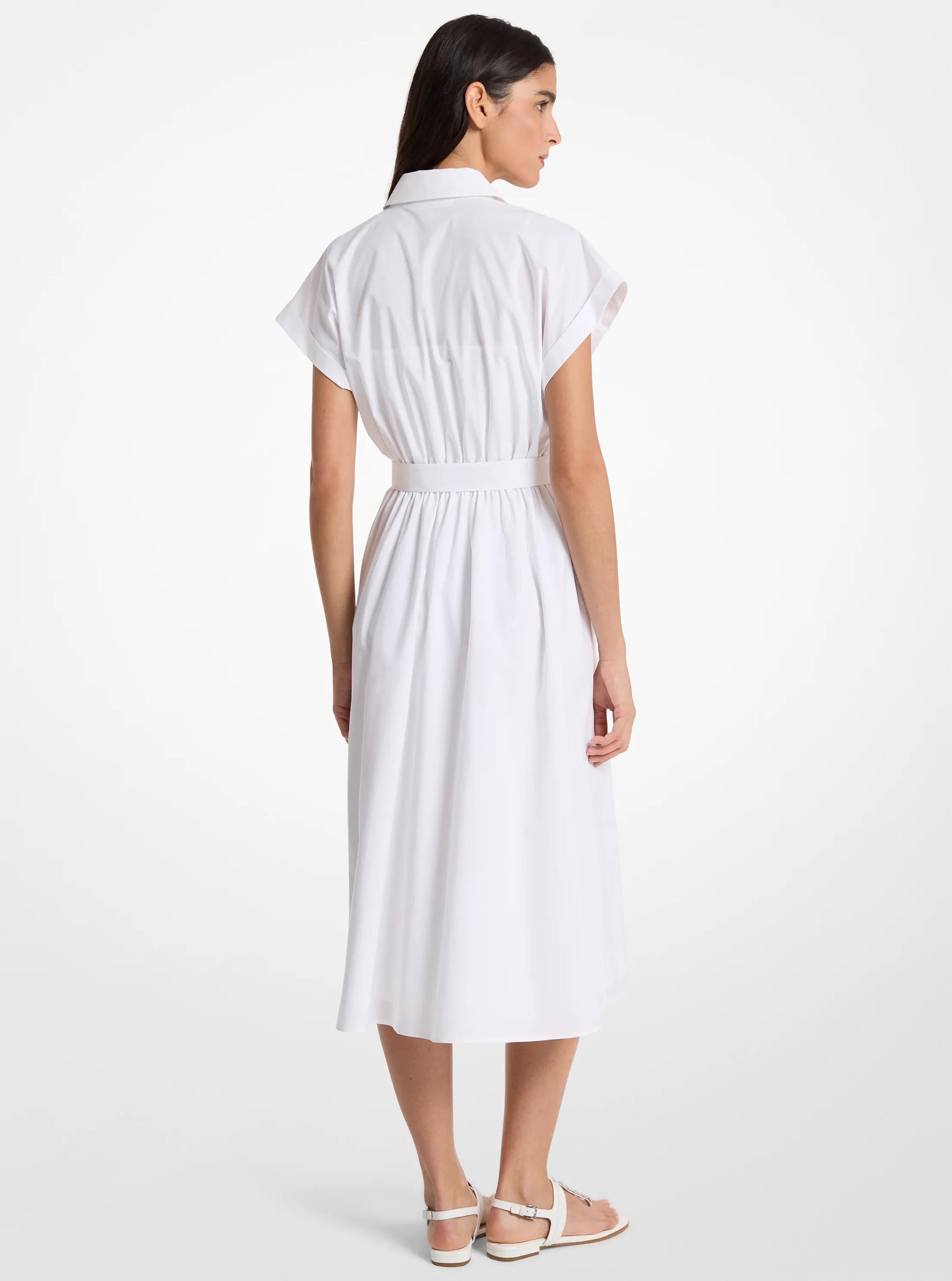 Vestido de algodón midi