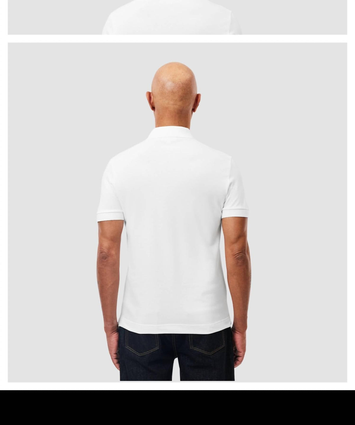 Polo de hombre color blanco