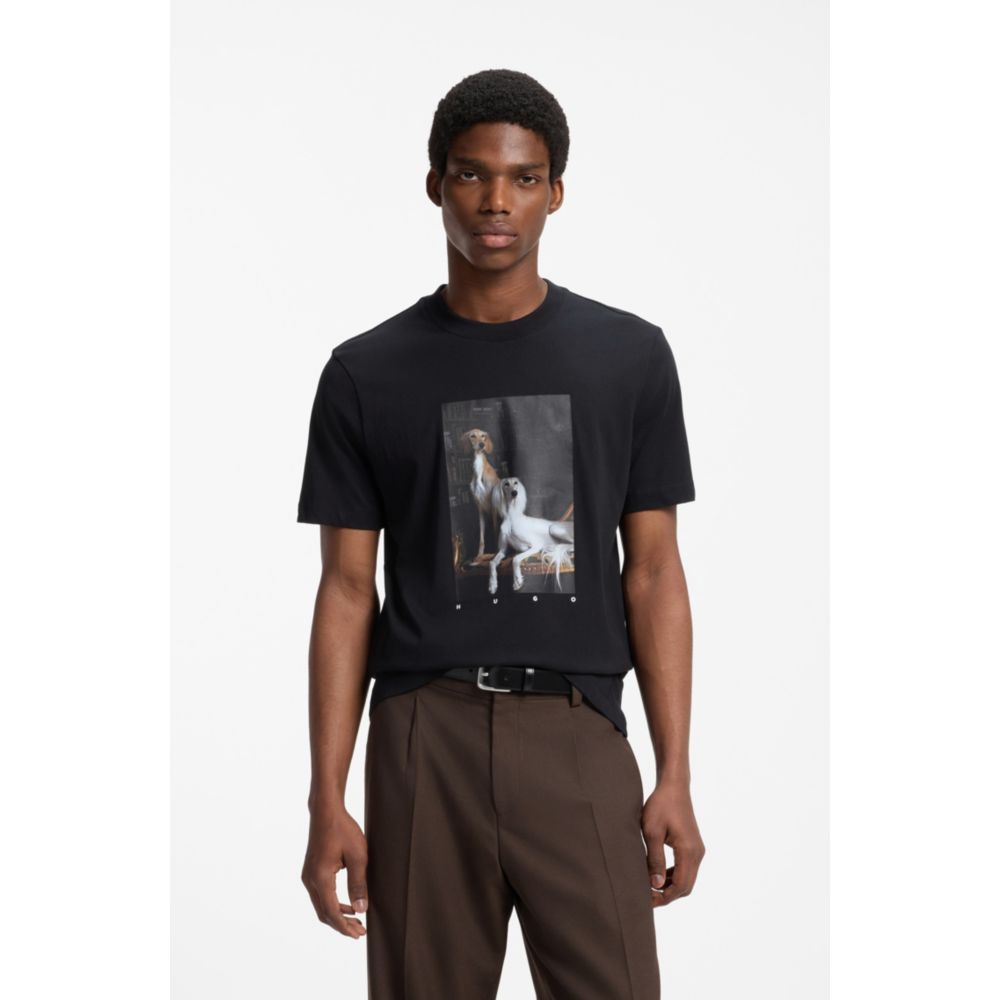 Camiseta de algodón con estampado