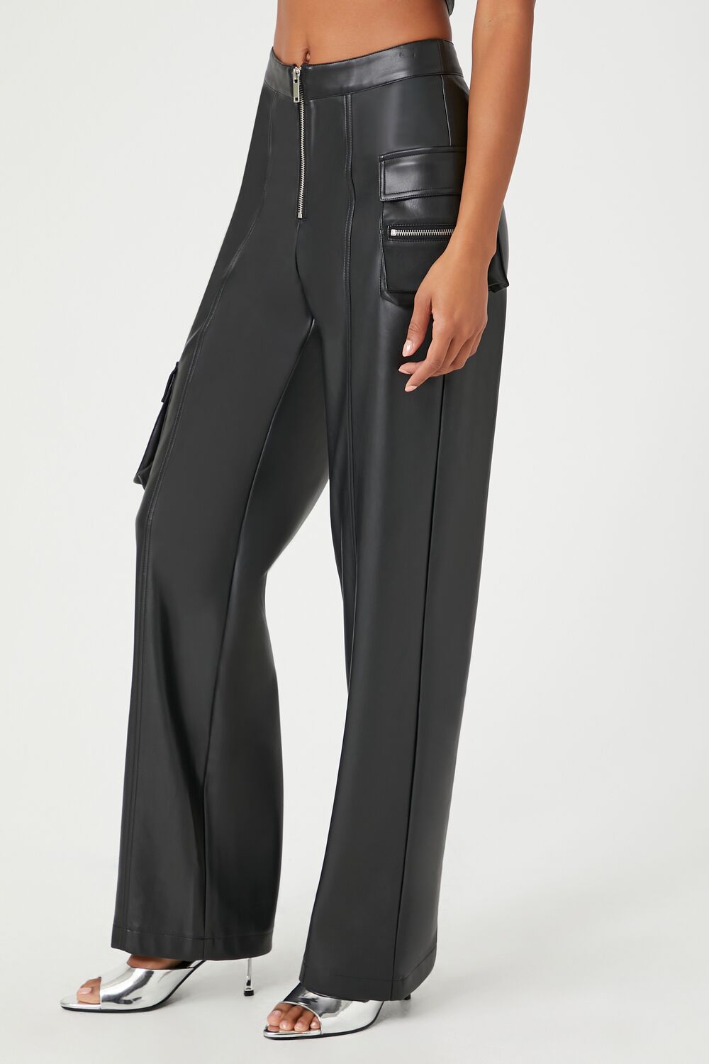 Pantalón de efecto cuero