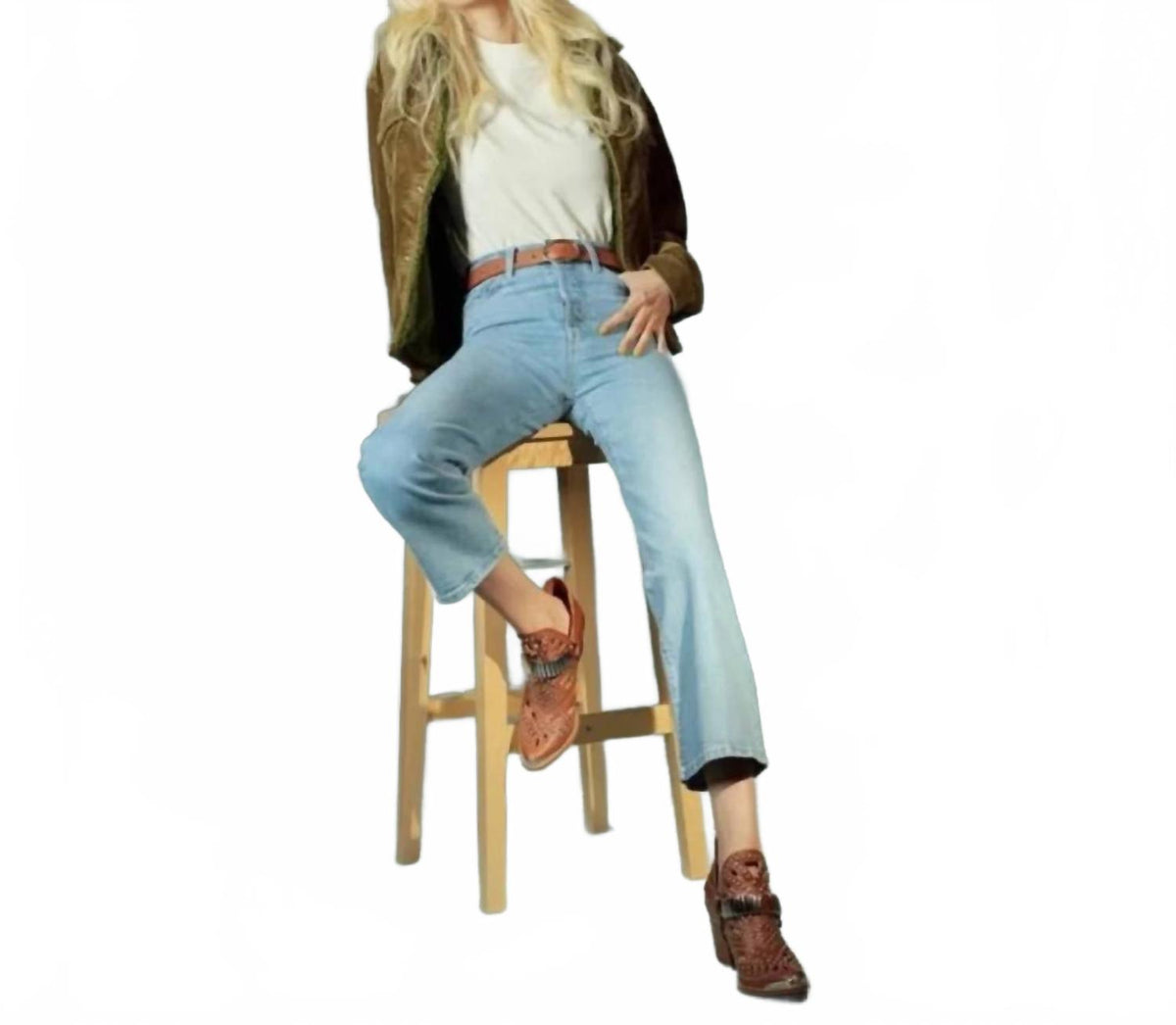 Jean color azul
