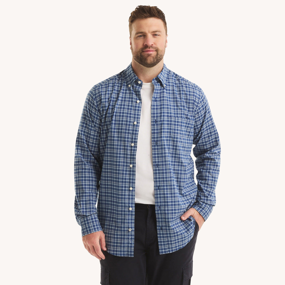 Camisa de hombre a cuadros