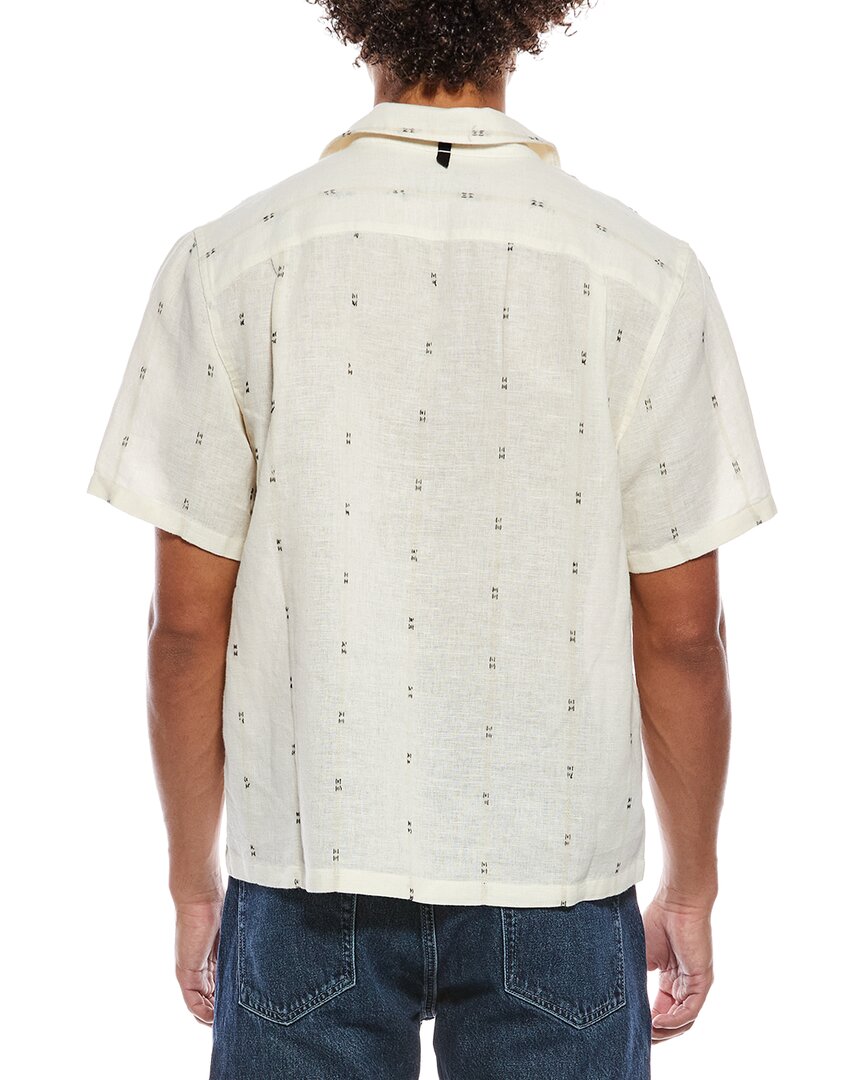 Camisa de mezcla de lino