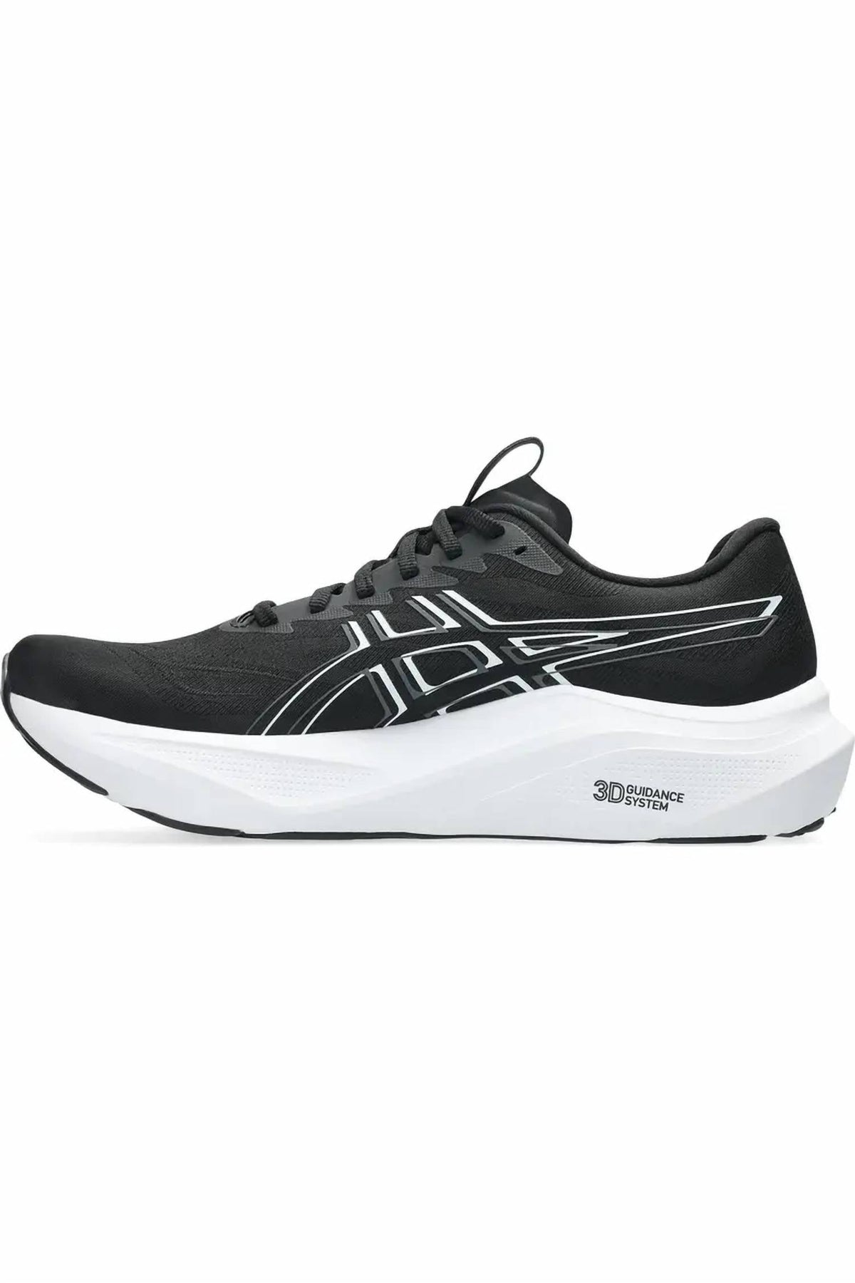 Tenis para correr de hombre color negro y blanco