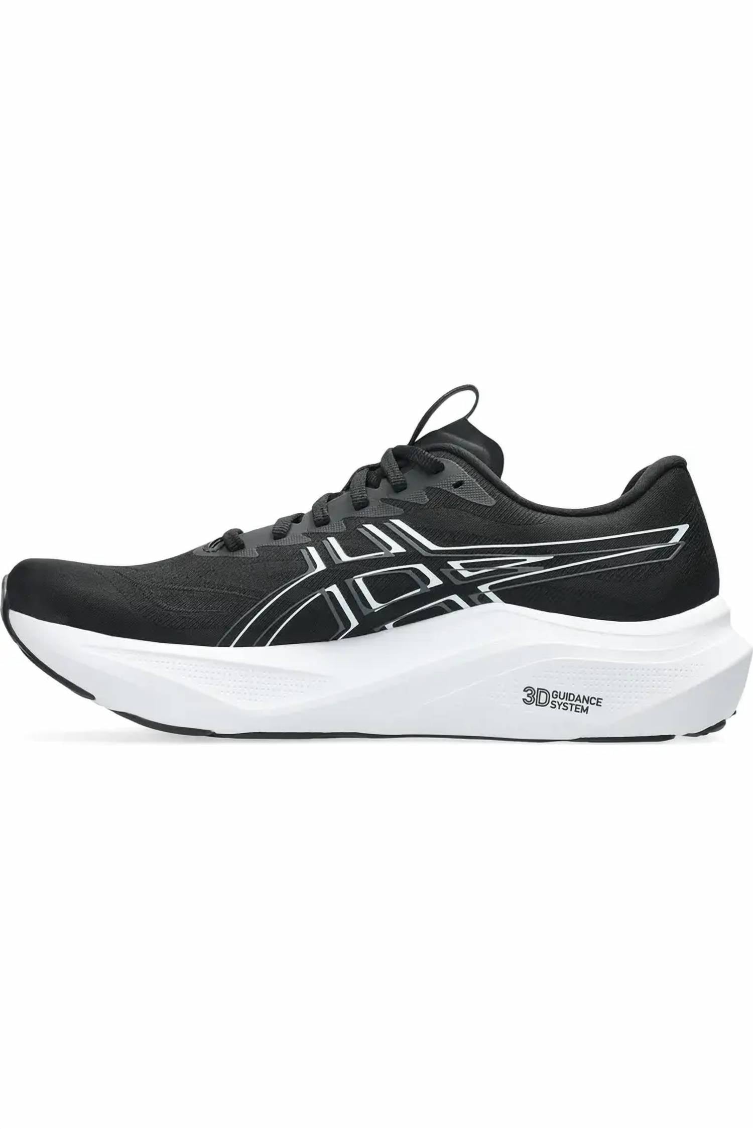 Tenis para correr de hombre color negro y blanco